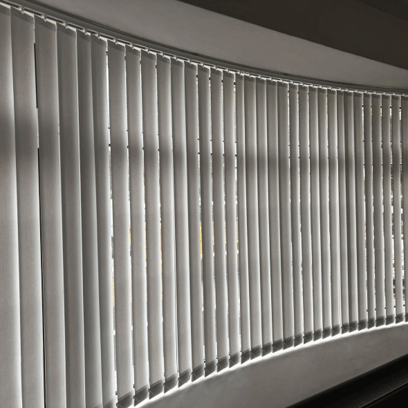 Curved Rail Blinds Cardiff